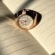 Handmade Stainless Steel 18K Gold Watch Ring